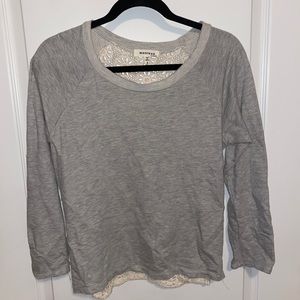 Monteau lace back sweater!